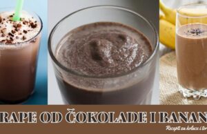 FRAPE OD ČOKOLADE I BANANE – KUHANJE.NET FRAPE OD ČOKOLADE I BANANE