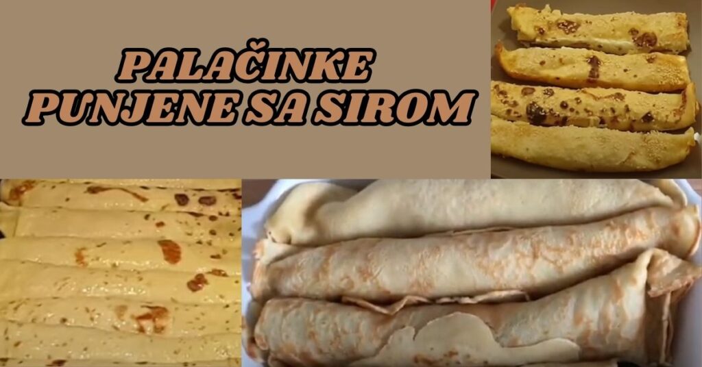 Palačinke punjene sa sirom